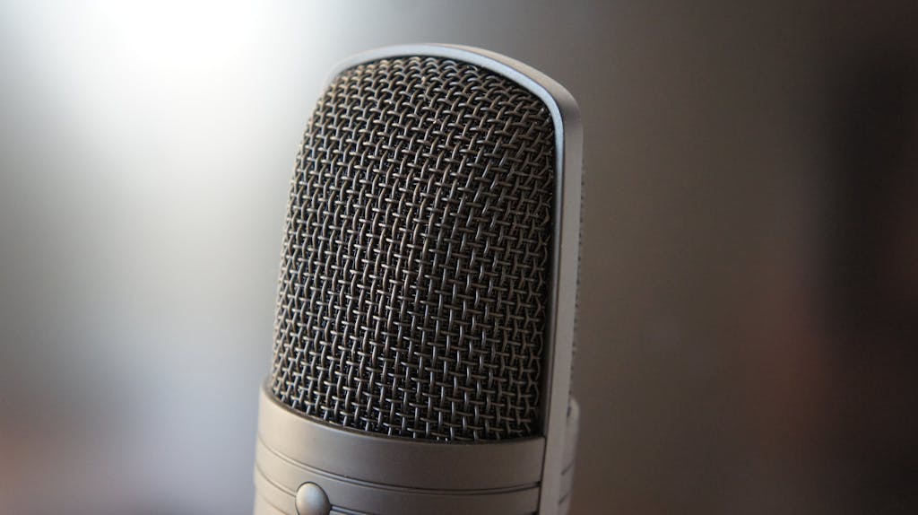 Close-up Photo of a Condenser Microphone